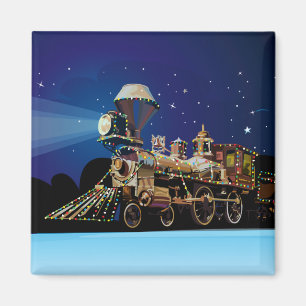 Christmas Train Magnet