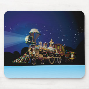 Christmas Train Mouse Mat