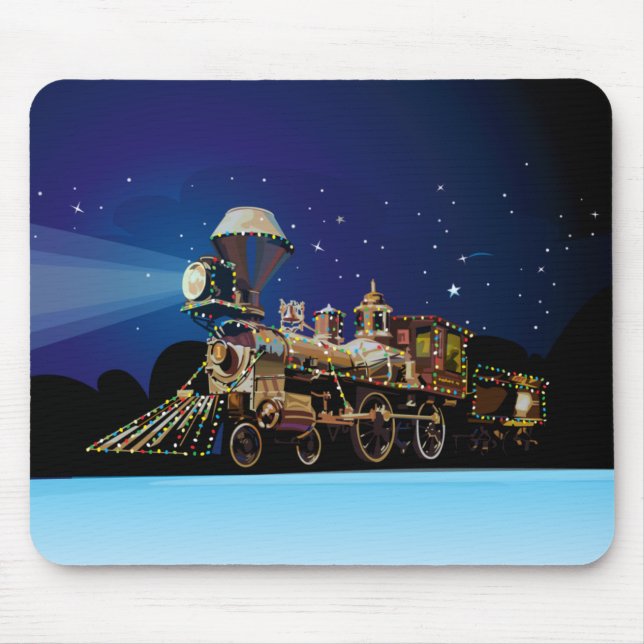 Christmas Train Mouse Mat (Front)