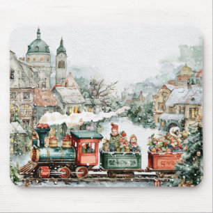 Christmas Train Mouse Mat