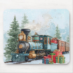 Christmas Train Mouse Mat