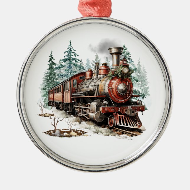 Christmas Train Ornament (Front)