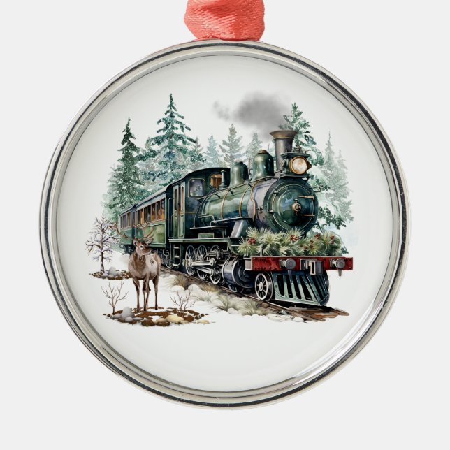 Christmas Train Ornament (Front)