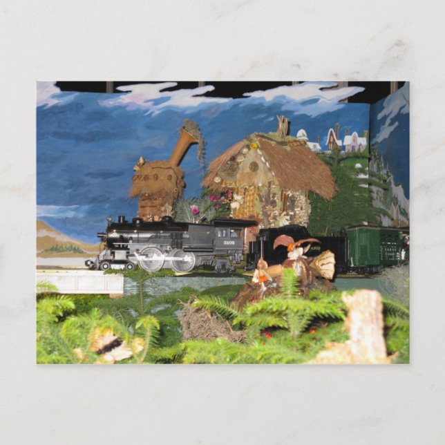 Christmas Train Postcard (Front)