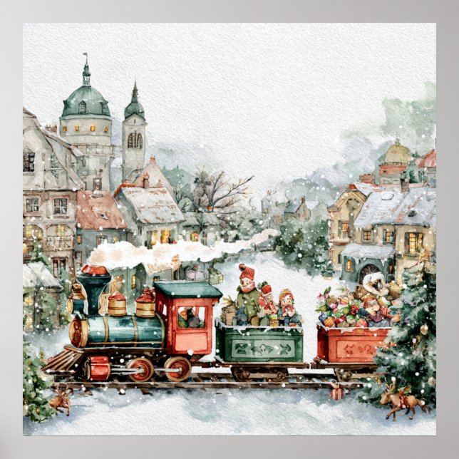 Christmas train poster (Front)