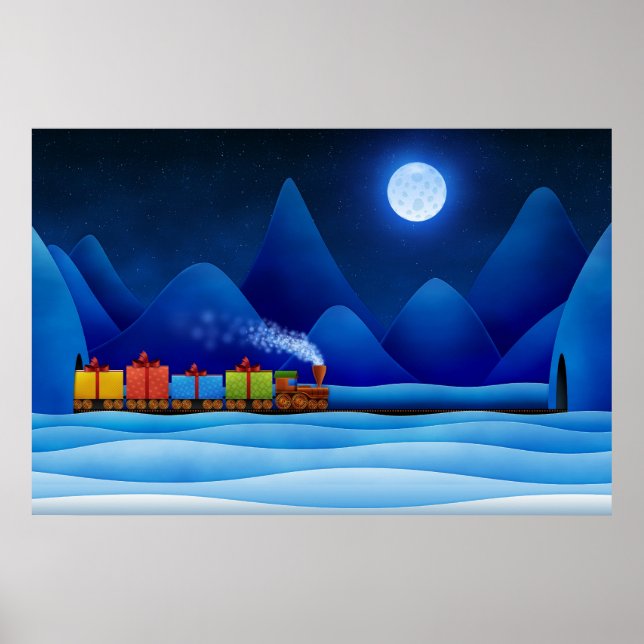 Christmas Train Poster (Front)