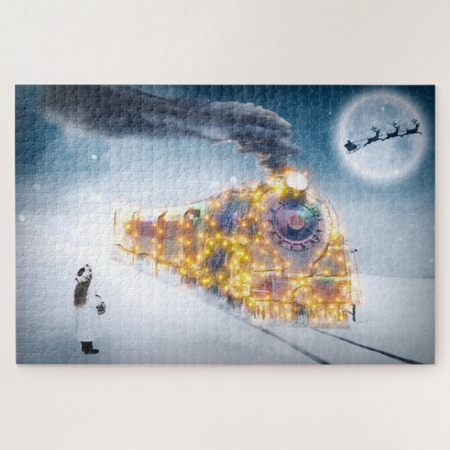 Christmas Train Puzzle (Horizontal)