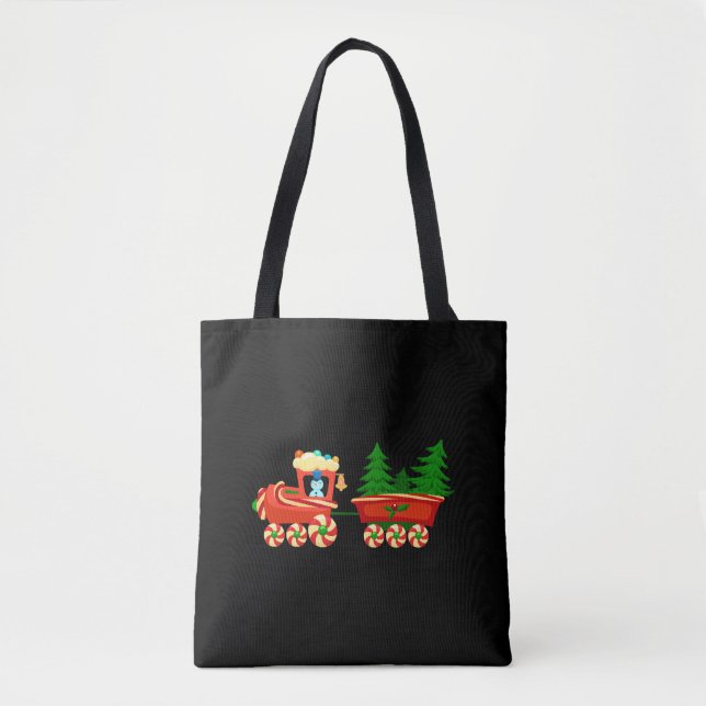 Christmas Train  Tote Bag (Front)