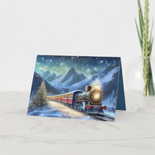 Christmas Train with Added Photo Card