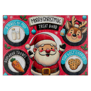 Christmas Treat Board for Santa Milk, Cookies