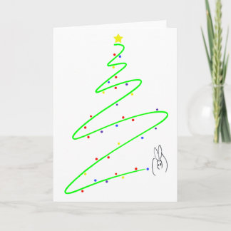 Christmas tree01 holiday card