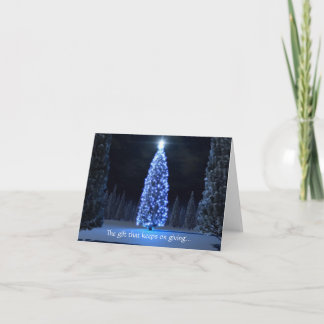 Christmas Tree 100 trees planted! Holiday Card