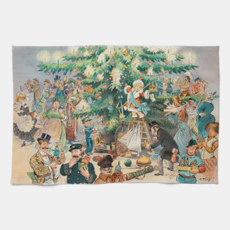 Christmas Tree (1902) Kitchen Towel