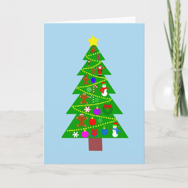 Christmas Tree #1 Card (Front)