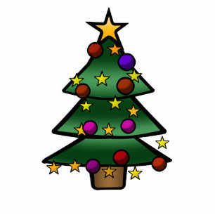 Christmas Tree 1 Photo Sculpture Magnet