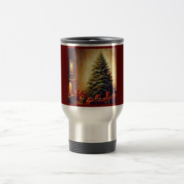 Christmas Tree 1 Travel Mug (Center)