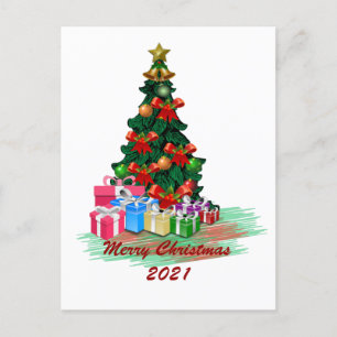 Christmas Tree 2021 Postcard