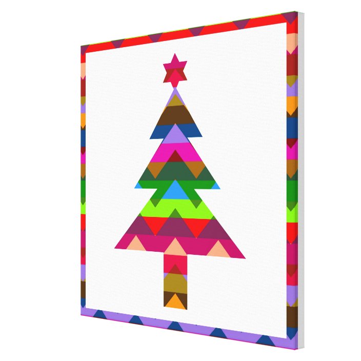 Christmas Tree #2 Canvas Print | Zazzle.co.uk