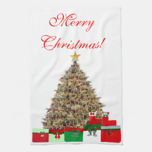 Christmas Tree 2 Kitchen Towel