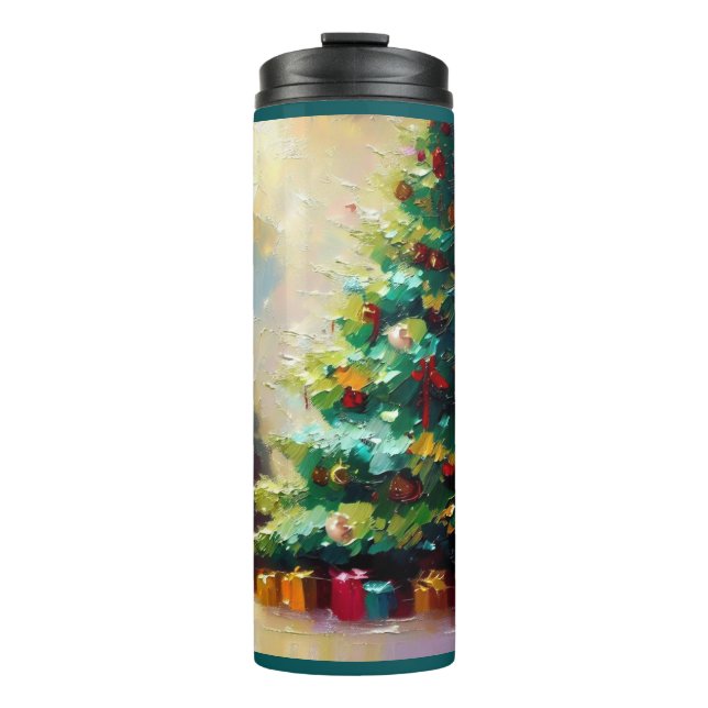 Christmas Tree 2 Thermal Tumbler (Front)