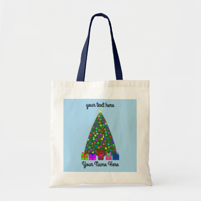 Christmas Tree #3 Tote Bag (Front)