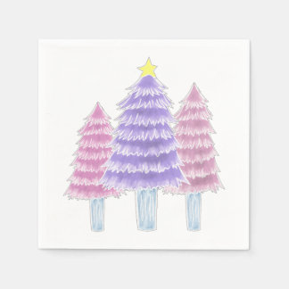 christmas tree 45 napkin