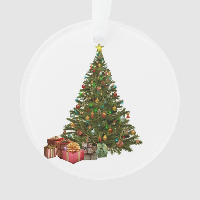  Christmas Tree Acrylic Ornament (Front)