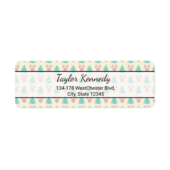 Christmas Tree And Bauble Pattern (Front)