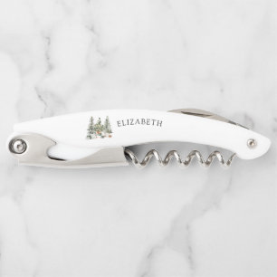 Christmas Tree And Gifts Bridal Waiter's Corkscrew