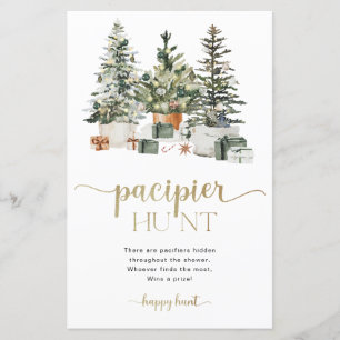 Christmas Tree And Gifts Pacifier Hunt Game