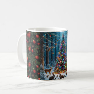 Christmas Tree and Ornaments Coffee Mug