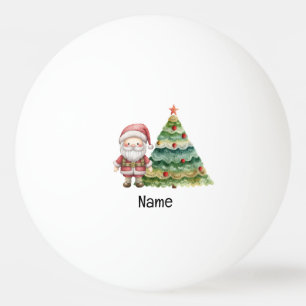 Christmas Tree and Santa Claus for Player Ping Pong Ball