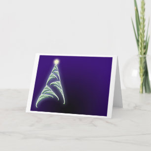 Christmas Tree and Star Holiday Card