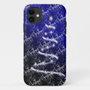 Christmas Tree and Stars - iPhone 11 Case