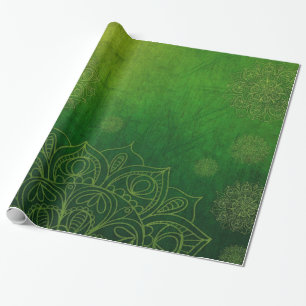 Christmas Tree and Stocking Whimsey Wrapping Paper