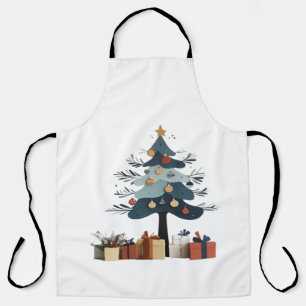 Christmas tree apron