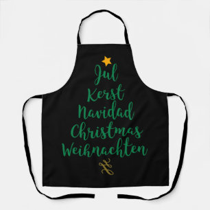 christmas tree                    apron