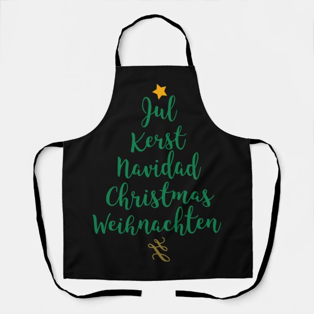 christmas tree                    apron (Front)