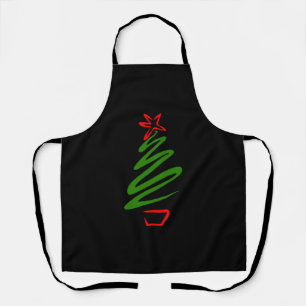 Christmas tree     apron