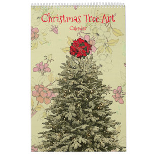 Christmas Tree Art Year Around Calendar