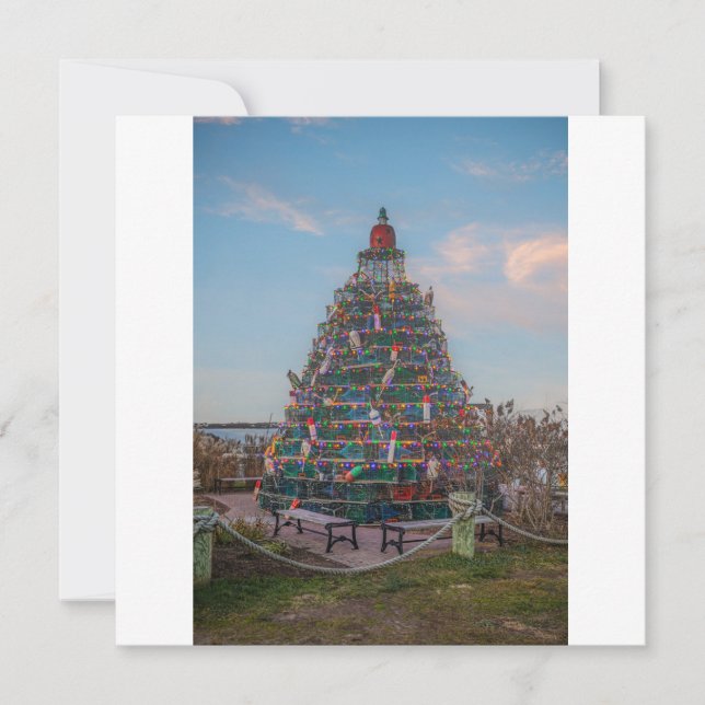 Christmas Tree at Block Island Harbour, RI (Front)