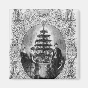 Christmas Tree at Windsor Castle, 1848 Magnet