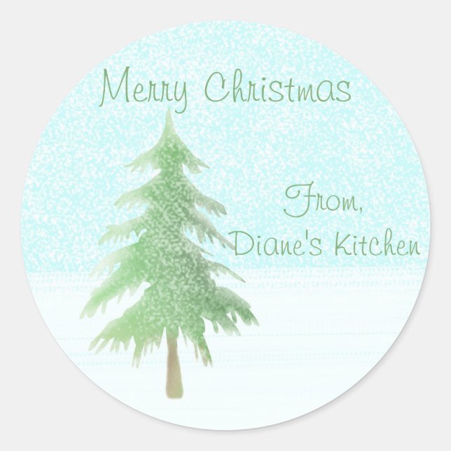 Christmas Tree Bakery Label (Front)