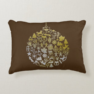 Christmas Tree Ball Ornament + your ideas Decorative Cushion