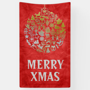 Christmas tree ball ornaments + your ideas banner