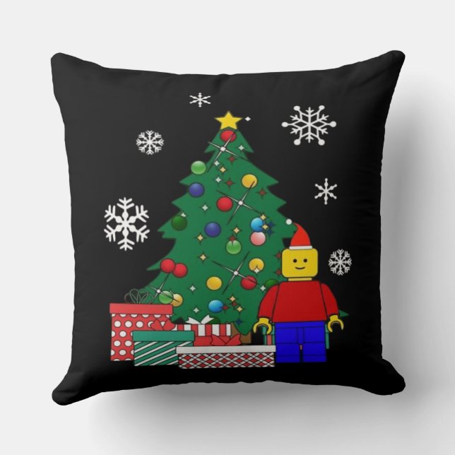  Christmas Tree Baseball  Cushion (Back)