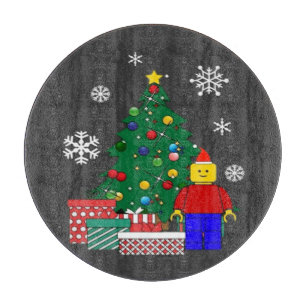 Christmas Tree Baseball Cutting Board