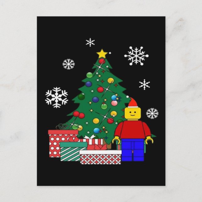  Christmas Tree Baseball  Holiday Postcard (Front)
