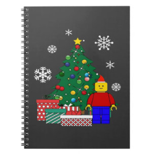 Christmas Tree Baseball Notebook