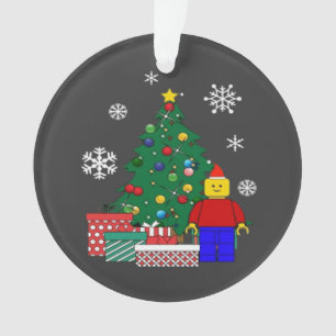 Christmas Tree Baseball Ornament